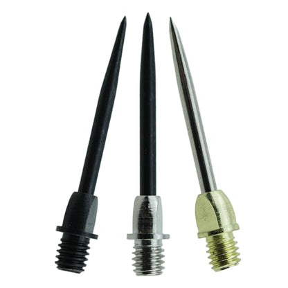 TAODAN 12PCS 37mm/1.46inch Long Dart Converter Steel Converter Dart Accessory Dart Steel Tip Conversion Points Metal Tip Dart Replacement Tip 2BA Hard Interchangeable Dart Steel Needle
