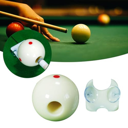 Billiard Training Sphere with Hole, Cue Stroke Device - size: Large for Eight Ball