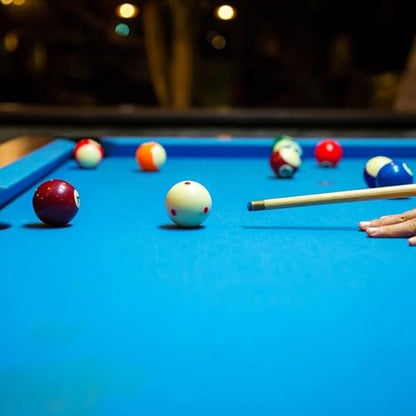 Cabilock Training Cue Ball with Marked Durable Pool Ball for American Billiards for Home and Game Room Use
