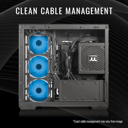 Thermaltake LCGS View u2880-380 Gaming Desktop (Intel® Core™ Ultra 9 285K, ToughRam 32GB DDR5 6400MT/s RGB Memory, NVIDIA® GeForce RTX™ 5080, 2TB NVMe M.2, WiFi, Windows 11) V38B-Z890-580-LCS - size: 285K, style: 5080