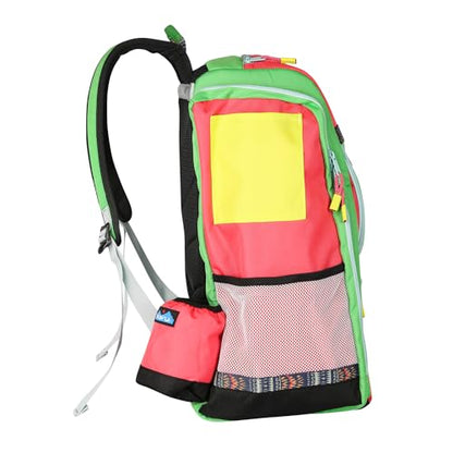 KAVU Pacific Rimshot Disc Golf Bag Padded Frisbee Holder Backpack - Carnival