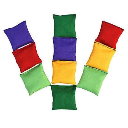 12 Pack 2inch/5cm Nylon Bean Bags Children Family Adults Outdoor Yard Games Bean Bag Toss Carnival Toy Bean Bag Toss Game