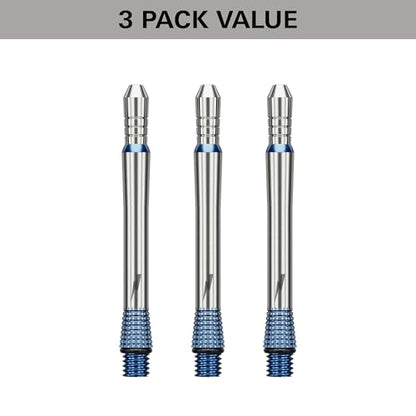 Target Darts Phil Taylor Gx2 Raw Power Titanium Dart Shaft, Short/Intermediate/Medium | Player Edition Aluminium Shafts, 2BA Thread, Professional Dart Accessories - size: Medium (34.3mm)