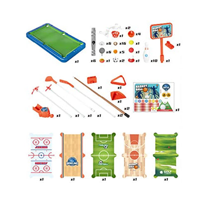 Portable Mini Tabletop Billiards Home Use Desktop Bowling Game Toy Games Desktop Snooker Pool Table Set for Kids Adults Boys Girls, upgrade