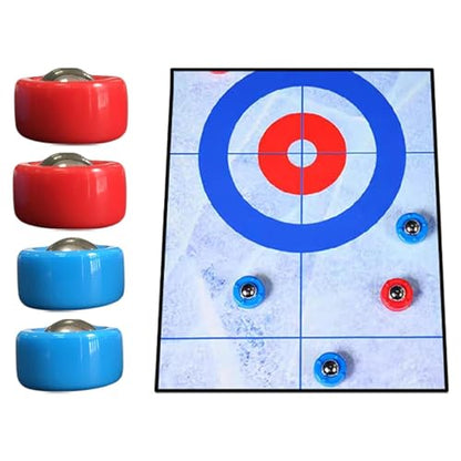 Menolana 8 Pieces Shuffleboard Pucks Shuffleboard Rollers Set for Kids Adults for Tabletop Sports Game Shuffleboard Table Pucks 19 mm