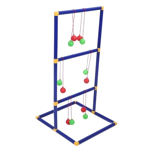 Ladder Toss Game Set, Interactive Ladder Ball Tossing Game Asssembly Replacement, Outdoor for Adults and Family