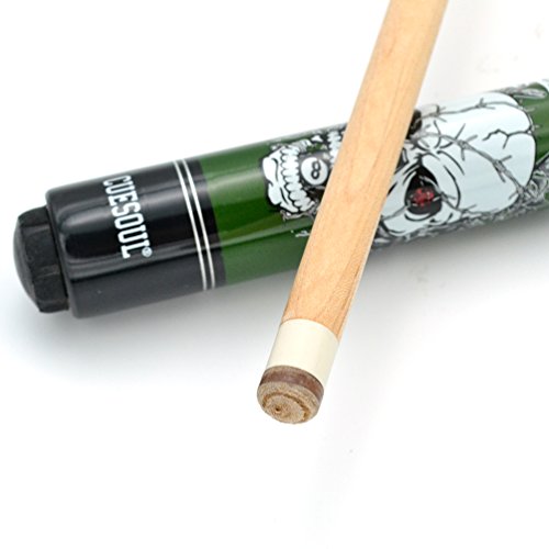 CUESOUL 58 inch 1/2 Maple Pool Cue Stick Kit-Rockin Series - color: G206, size: 21oz