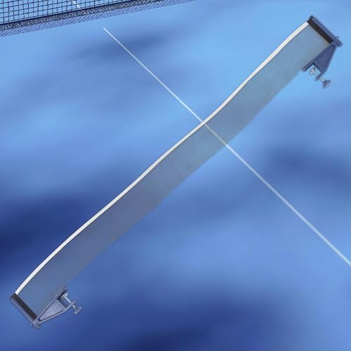 POPETPOP Thickened Table Tennis Net Post Set with Elastic Mesh Stable for Indoor Outdoor Use Fits Standard Tables for Training and Family Fun