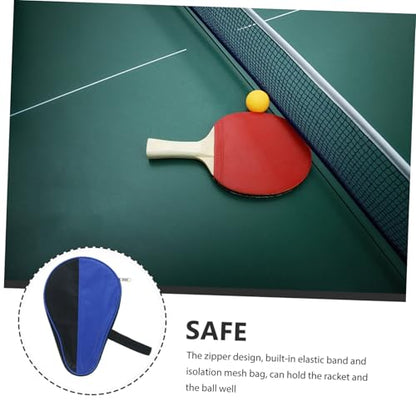 WOONEKY Table Tennis Paddle Bag Lightweight Case for Racket Storage and Organization Compact Pouch for Racket and Balls and Easy to Carry