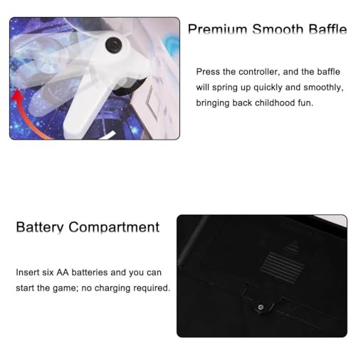 Tabletop Electronic Pinball Game, Desktop Ball Shooting Toy, Kids Mini Pinball Game Machine, Arcade Pinball Machine