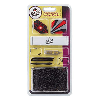 Fat Cat Dart Accessory: Soft Tip Darts Tune Up Tool Kit (Shafts, Flights, 2BA Dart Points and Mechanic Wrench)