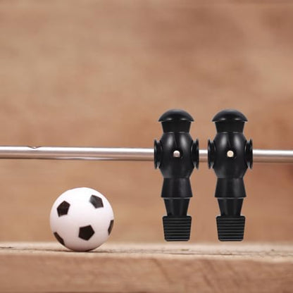 Homoyoyo 4pcs Foosball Men Replacement, Football Players Parts Foosball Man Table Player Football Machine Accessories - color: Black