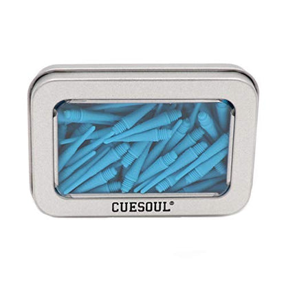 CUESOUL 100 Pieces Soft Tip Points for Soft Tip Darts - color: Blue