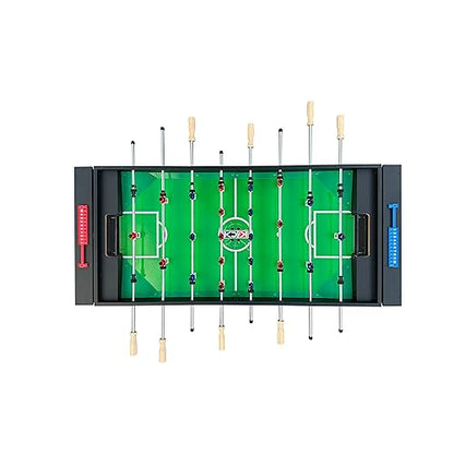 KICK Twain 48" 2-in-1 Multi-Game Table – Foosball & Billiards/Pool Table - color: Black