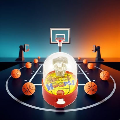 Mini Finger Basketball Shooting Game, Mini Handheld Desktop Table Basketball Game for Teen Development Educational Sport for Reduce Stress Killing Time Basketball Game Time (Random Color)