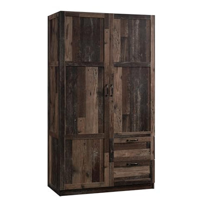 Sauder Miscellaneous Storage Wardrobe/Storage Cabinet/Pantry Cabinet, Reclaimed Pine Finish | Miscellaneous Storage - color: Reclaimed Pine