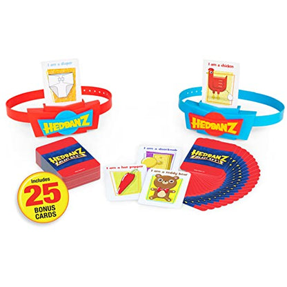 Spin Master Games Hedbanz Blast Off! Guessing Game with 25 Bonus Cards, Family Game Night for Kids and Families Ages 6 and up (Amazon Exclusive) - style: Hedbanz Blast Off, Includes 25 Bonus Cards
