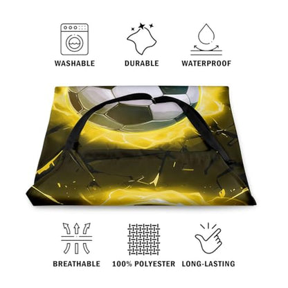 Manfei Volleyball Kids Kitchen Apron - color: Black Yellow