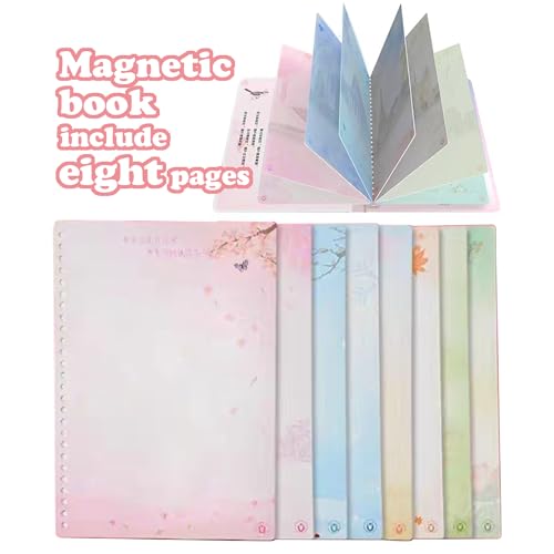 Magnetic Collecting Book,Paried with Magnetic Paper Doll for Use,Gift for 3+ Year Old Girls Toddler-Only Include Magnetic Collecting Book,Not Include Paper Doll Accessories - style: I-Magnetic Book