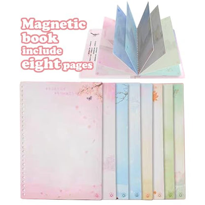 Magnetic Collecting Book,Paried with Magnetic Paper Doll for Use,Gift for 3+ Year Old Girls Toddler-Only Include Magnetic Collecting Book,Not Include Paper Doll Accessories - style: I-Magnetic Book