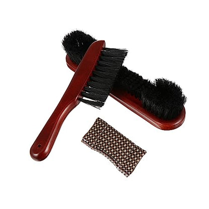 Billiard Table Cleaning Tool Set with Durable Rail Brush and Compact Design for Easy Use Essential Billiard Accessories Wine Red Color