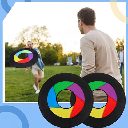 Gemscream Giant Flying Disc Soft Foldable Flying Ring Throwing Safe Lightweight Fabric Disc with Storage Bag for Summer Kids Adults Family Outdoor Fun School Activities - size: 36 Inch
