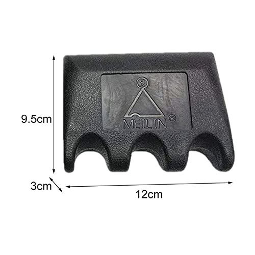 harayaa Pool Cue Holder Billiard Cue Rack Rubber Stand Stick Storage Table Furniture Set Wall Mount Portable Design Suitable for Game - color: 3 Place Black