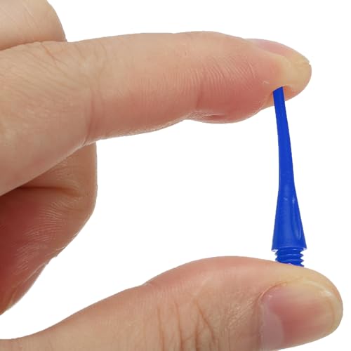 PATIKIL Plastic Dart Tips Thread, Soft Dart Points Replacement Dart Accessories - color: Blue