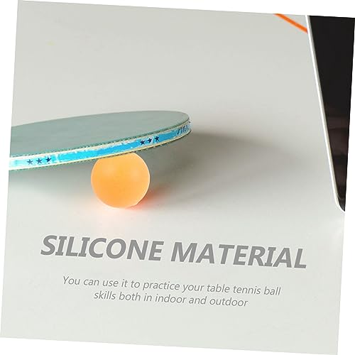 Red Pong Balls Silicone Plugs 50 Pack Punched Balls for Table Tennis Training Versatile for Outdoor Indoor Play