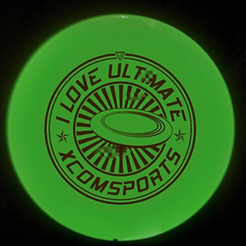 CustomizeFactory Custom Competitive Flying Disc,Personalized Photo Luminous Fris-bee,Glow in The Dark Flydisc, Sport Outdoor Backyard Park Beach Camping for Adult Woman Man,175g
