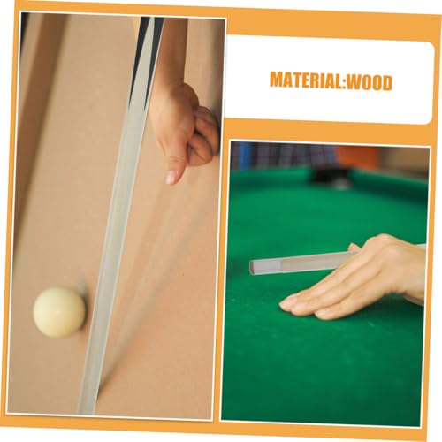 Abaodam 3Pcs Short Pool Cues Hardwood Billiard Cue Sticks for Mini Cue Sticks for Snooker Training Easy to Transport Safe and for Home and Outdoors