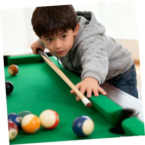 2Pcs Pool Cue Sticks Short Billiard Cues for Tight Spaces Lightweight Cue Sports Accessory for Beginners and Teenagers