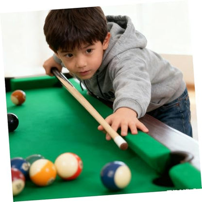 2Pcs Pool Cue Sticks Short Billiard Cues for Tight Spaces Lightweight Cue Sports Accessory for Beginners and Teenagers