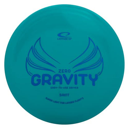 Latitude 64 Gravity Saint | Stable Disc Golf Fairway Driver | Floats in Water | Lightweight w/High Glide & Precise Control | Frisbee Disc Golf Driver | Grippy Base Plastic | 120-130g (Blue) - color: Blue