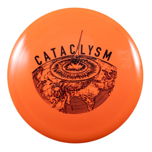 DOOMSDAY DISCS Cataclysm Disc Golf Advanced Distance Driver in Survival Plastic - color: Orange