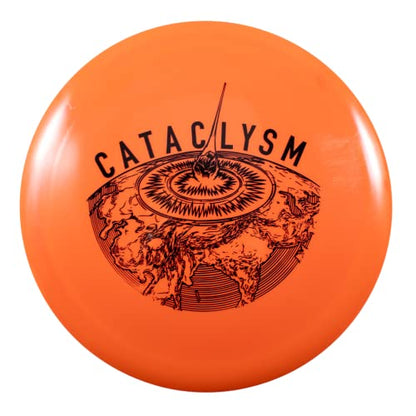 DOOMSDAY DISCS Cataclysm Disc Golf Advanced Distance Driver in Survival Plastic - color: Orange