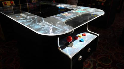 Doc and Pies Arcade Factory Full Size Professional Cocktail Arcade Machine | 60 Classic Games | Original, Classic Design | 2-Player | Full Size LCD Screen, Buttons and Joystick (60 Games) - style: 60 Games