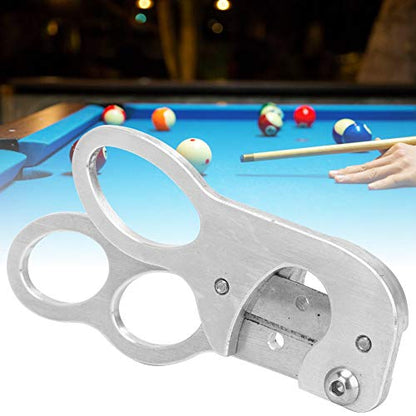 Alomejor Billiards Cue Tip Repair Tool Stainless Steel Billiard Cue Leather Cutting Knife for America Eight Balls Night Cue