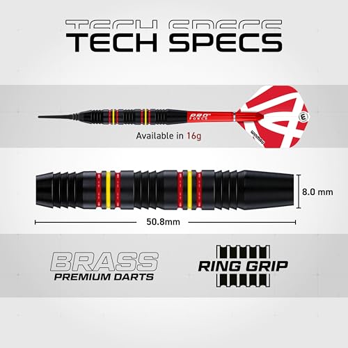 Winmau Outrage 2 Brass Soft Tip Darts 18 g