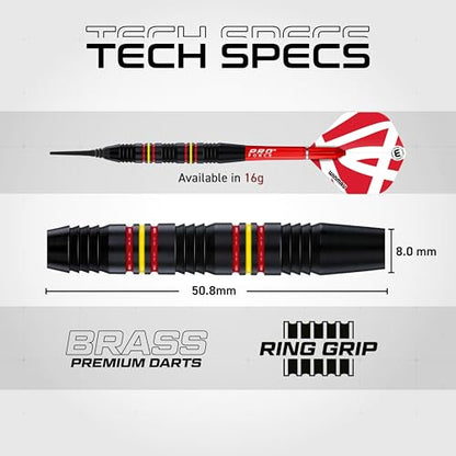 Winmau Outrage 2 Brass Soft Tip Darts 18 g