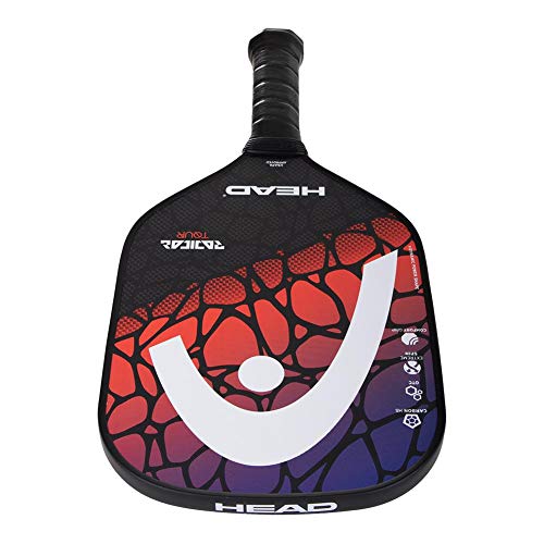 HEAD Graphite Pickleball Paddle - Radical Tour Lightweight Paddle w/Honeycomb Polymer Core & Comfort Grip