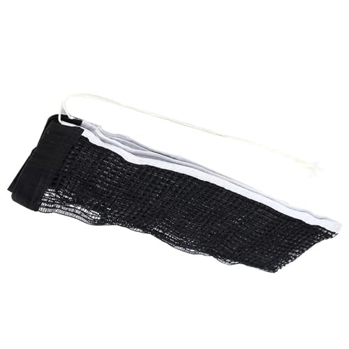 Durable Table Tennis Net Replacement for Training Made of Strong Cotton Great for Schools or Leisure Centers, Black, 70.9x5.5in, 1pc