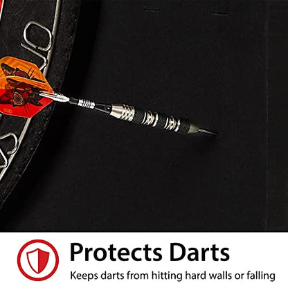 Viper Defender II Backboard & Sisal/Bristle Steel Tip Dartboard Bundle - style: Elite