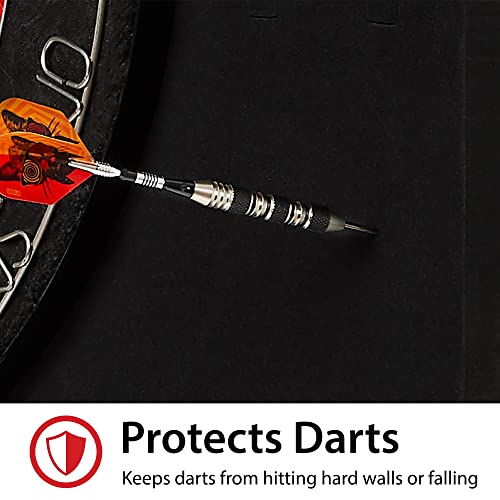 Viper Defender II Backboard & Sisal/Bristle Steel Tip Dartboard Bundle - style: Elite