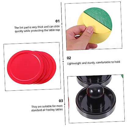 Abaodam Complete Hockey Parts Air Hockey Puck Pusher for Ice Table Plastic Standard
