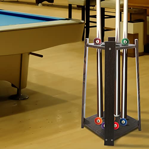 8 Holes-Pool Cue Rack Holder Billiards Stick Stand Floor Stand Pool Stick Holder Use for Golf Club Fishing Rod Billiard Poles, Club Organizer Display Stand - style: style 5