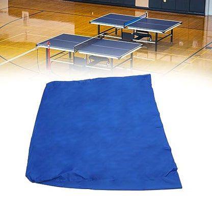 HERCHR Ping Pong Table Cover Heavy Duty Waterproof Cover, Heavy Duty Ping Pong Table Covers Table Tennis Waterproof Protective Cover Protector Outdoor with Zipper Windproof Elastic Drawstring