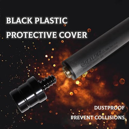 100% Carbon Fiber Shaft, Black Technology Shaft of Pool Cue Front Part for Billiard Play/Break/Snooker Cue Shaft with Foam- 737 mm,745mm,765mm - color: Uniloc(OKHEALING), size: 9.5*21.4*745