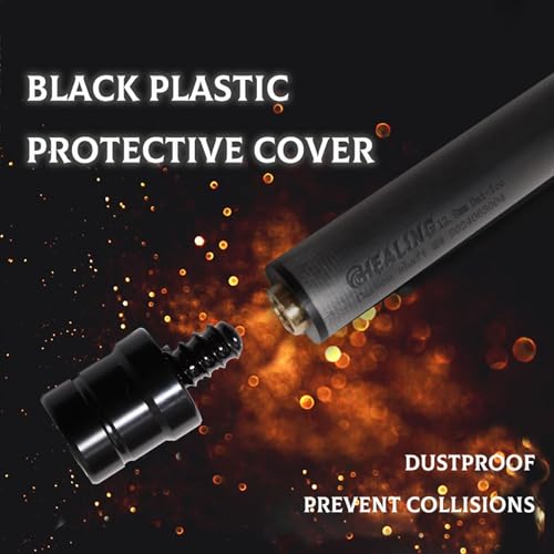 100% Carbon Fiber Shaft, Black Technology Shaft of Pool Cue Front Part for Billiard Play/Break/Snooker Cue Shaft with Foam- 737 mm,745mm,765mm - color: Radial Pin, size: 9.5*21.4*745
