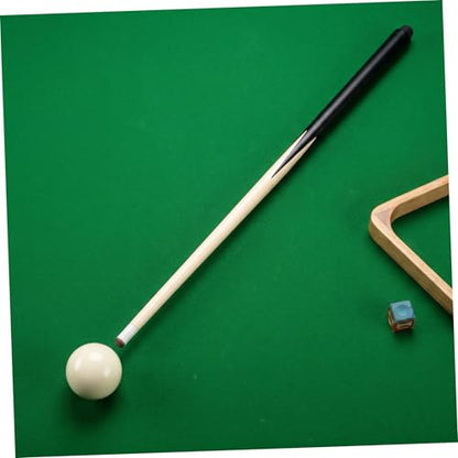 2Pcs Billiard Cue Sticks Short Pool Cue for Tight Spaces for Beginners and Wood Construction for Practice and Game Improvement